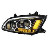 Kenworth T660 Blackout LED Headlight with LED Turn Signal