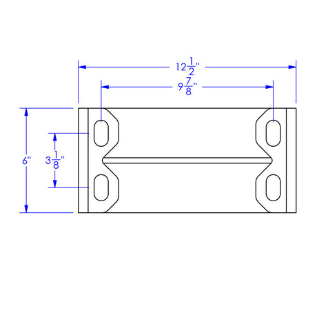 Close-up of neWay fender mounting bracket kit