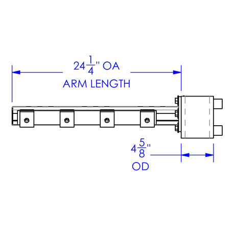 NeWay fender mounting bracket kit, closer view