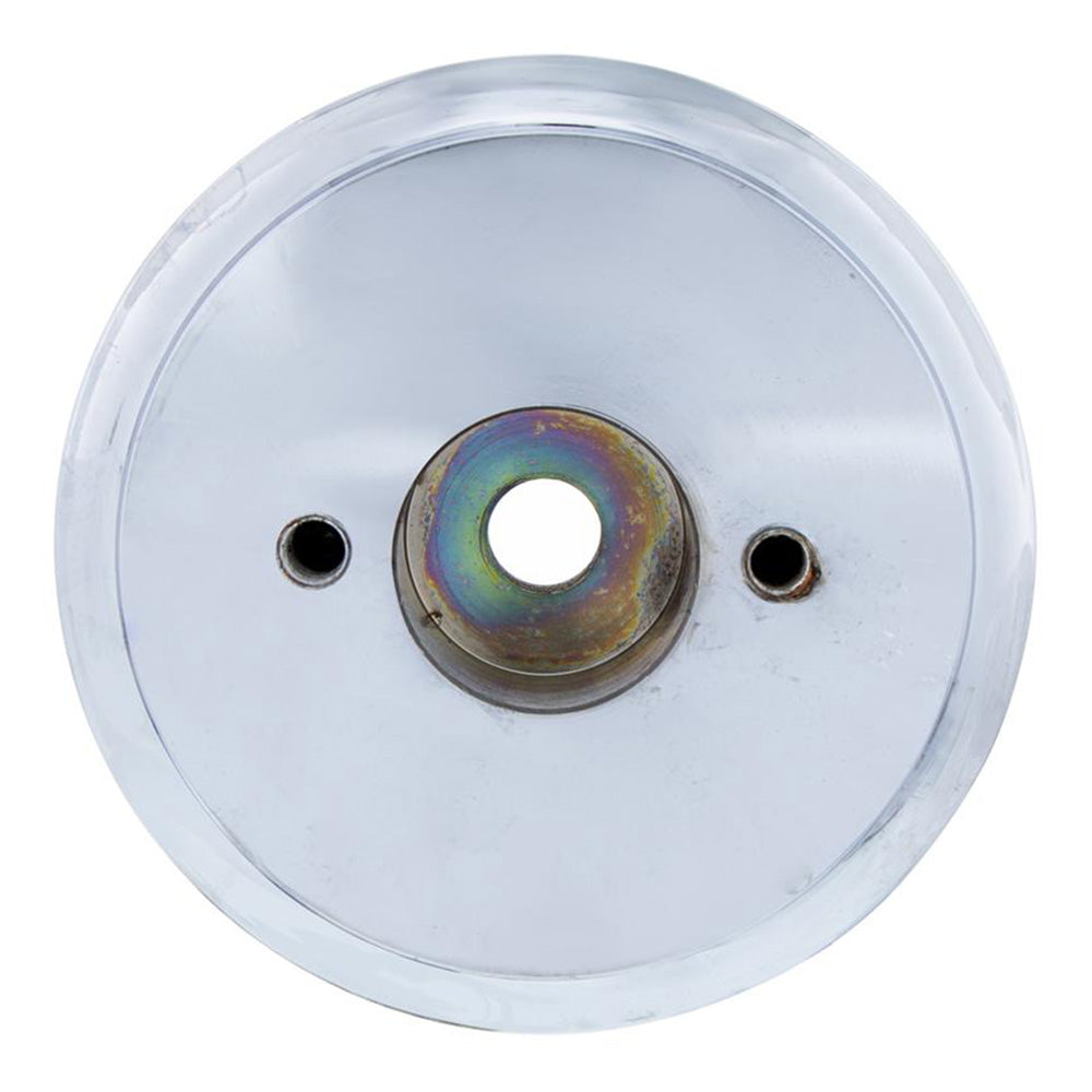 Chrome Aluminum Boyce Motometer with Base and Chrome Wings Hood Ornament