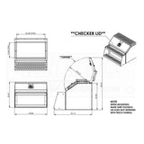 30" Big Mouth Checker Plate Step Box