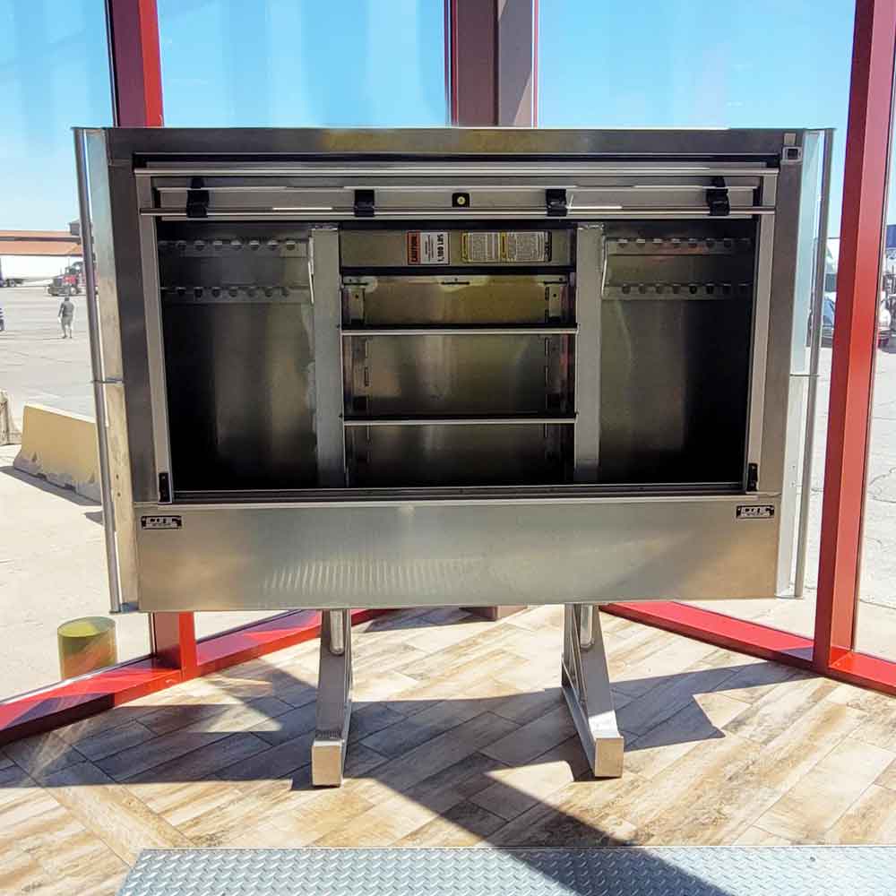 78" x 68" x 14" Roll Up Cab Rack