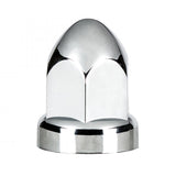 33mm Chrome Plastic Bullet Nut Cover Push On 20PK