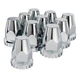 33mm Chrome Tapered Nut Cover - Thread On 10PK