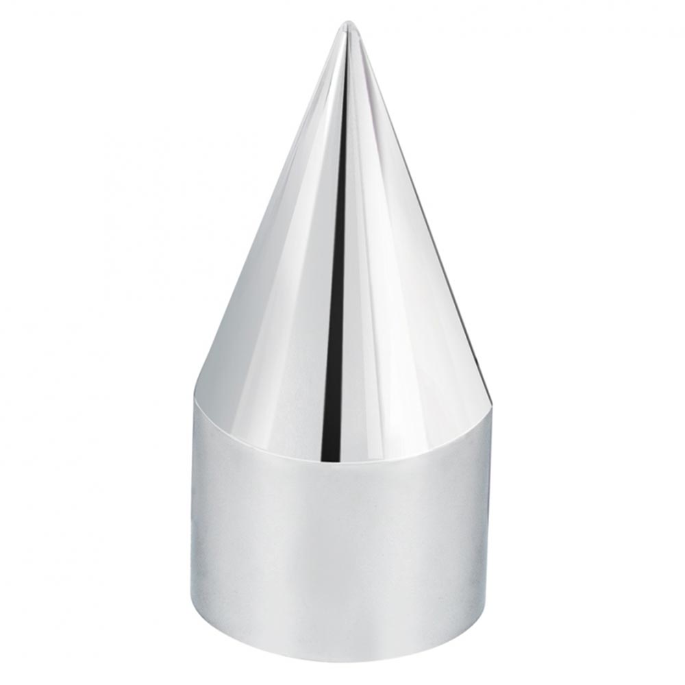 1-1/2" Chrome Plastic Spike Nut Cover Push On 10PK