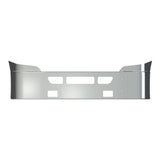 18" FL Cascadia SBA Chrome Bumper with Vent and Fog Cut Outs