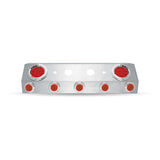 Stainless Steel Air Line Box with 4" and 2" Red LEDs