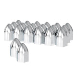 1-1/2" Chrome Plastic Bullet Nut Cover - Push On 20PK