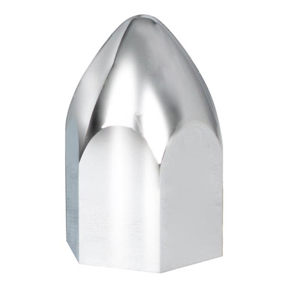 1-1/2" Chrome Plastic Bullet Nut Cover - Push On 20PK
