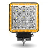4.25" Square Strobe Spot LED Work Light