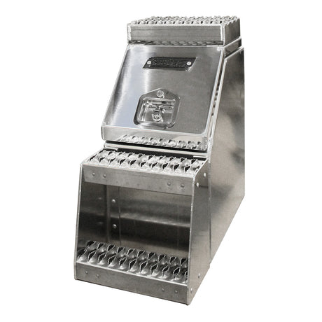 16" Wide mouth step box with stainless steel door