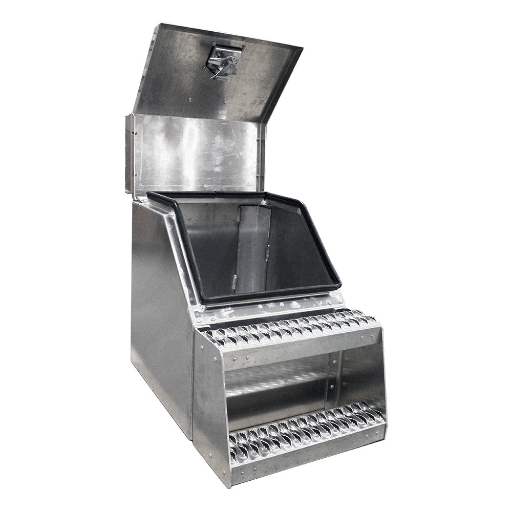 22" Wide Mouth Step Box with Stainless Steel Door