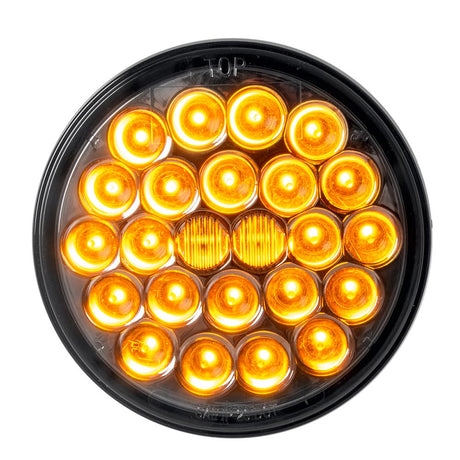 4" Pearl 24 LED dual function light with smoke lens