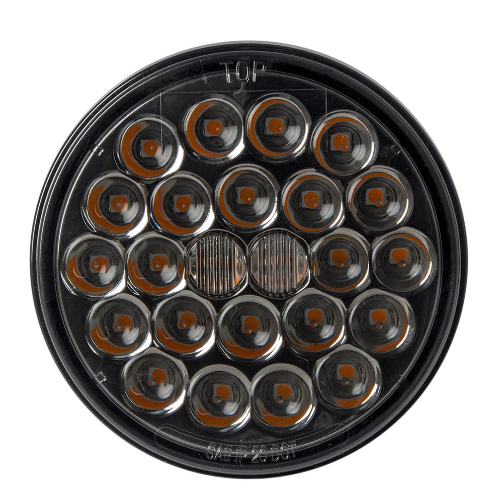 4" Pearl 24 LED Dual Function Light with Smoke Lens