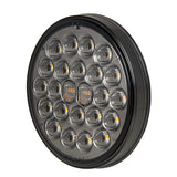 4" Pearl 24 LED Dual Function Light with Smoke Lens