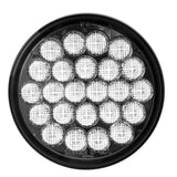 4" Pearl 24 LED White Back Up Light with Smoke Lens