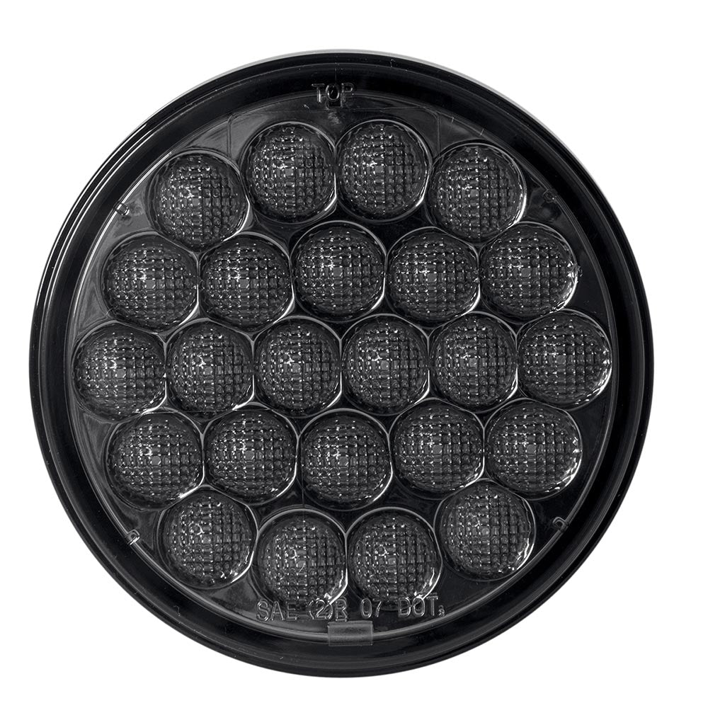 4" Pearl 24 LED White Back Up Light with Smoke Lens