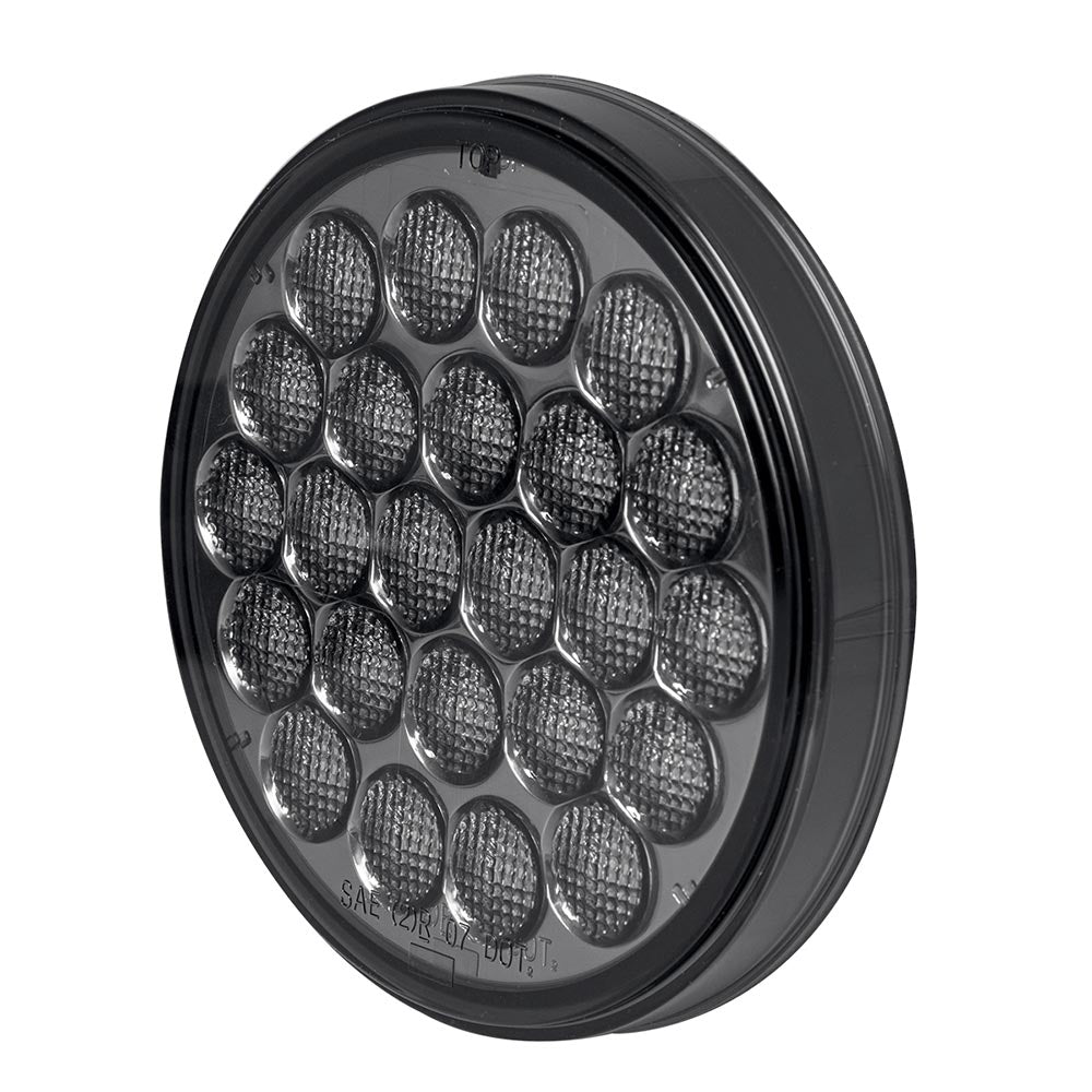 4" Pearl 24 LED White Back Up Light with Smoke Lens
