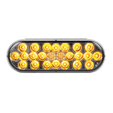 6" Oval 24 LED Dual Function Light with Smoke Lens