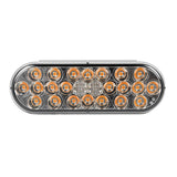 6" Oval 24 LED Dual Function Light with Smoke Lens