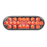 6" Oval 24 LED Dual Function Light with Smoke Lens