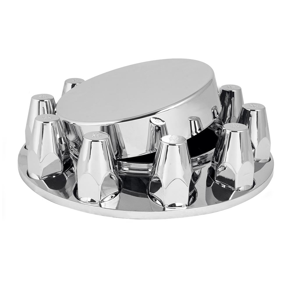 Chrome Flat Top Front Axle Cover