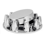 Chrome Flat Top Front Axle Cover