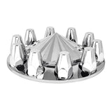 Chrome Axis Top Front Axle Cover Kit