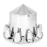 Chrome Axis Top Rear Axle Cover Kit