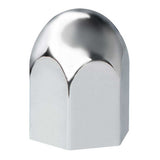 1-1/2" Chrome Plastic Nut Cover - Push On