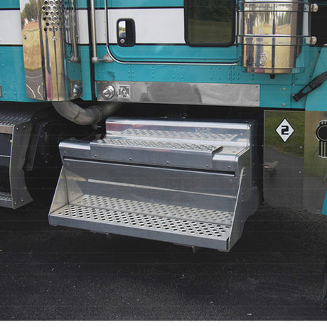 Peterbilt and Kenworth DPF cover drop kit, close-up
