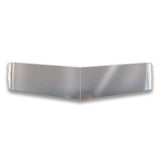 Kenworth Flat Windshield 12" 304 SS Challenger V Drop Visor