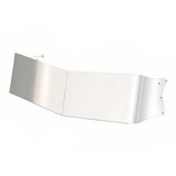 Kenworth Flat Windshield 10" 304 SS Rival Straight Drop Visor