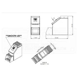 12" Smooth Lid Step Box