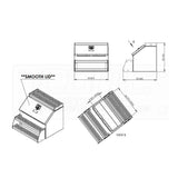 30" Smooth Lid Step box