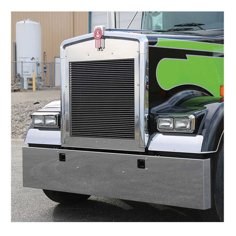 Kenworth W900B (2010 and older) and W900 L models 18" boxed end bumper for semi trucks
