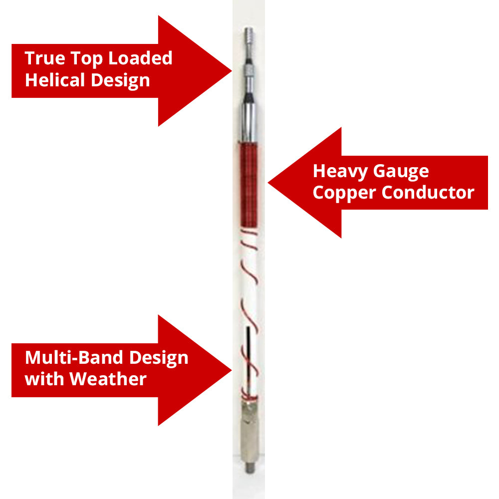 Driver Extreme Silver Bullet CB Antenna