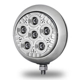 5" 6 LED Chrome/Black Work Light and Heatsink Technology