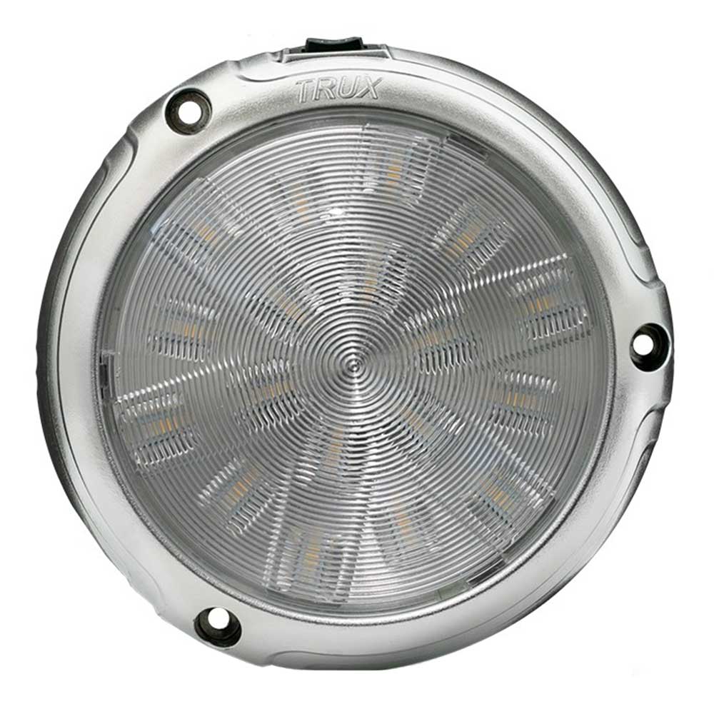 Peterbilt Chrome LED Interior Projector Dome with 6 Color Auxiliary Light