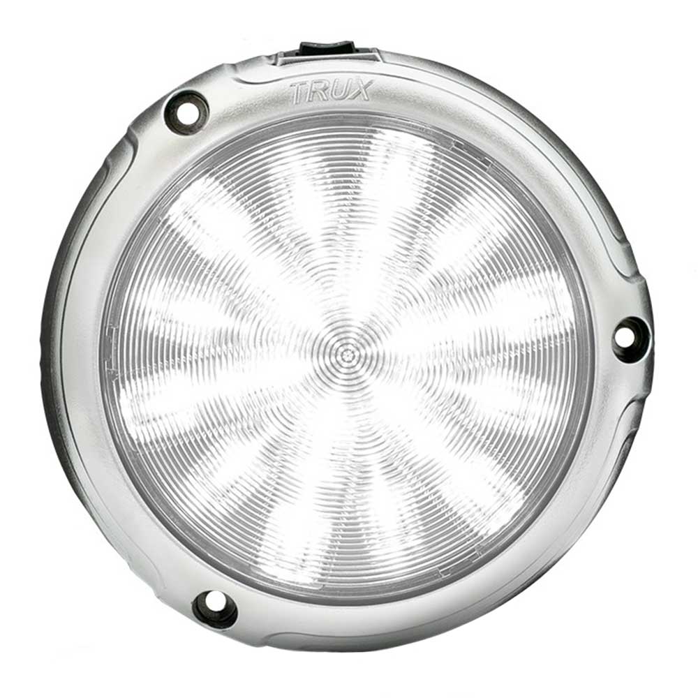 Peterbilt Chrome LED Interior Projector Dome with 6 Color Auxiliary Light