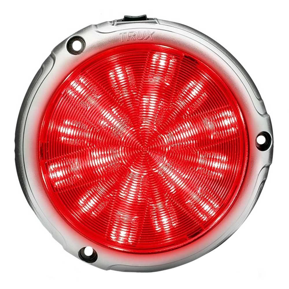 Peterbilt Chrome LED Interior Projector Dome with 6 Color Auxiliary Light