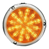 Peterbilt Chrome LED Interior Projector Dome with 6 Color Auxiliary Light