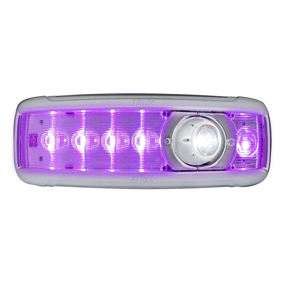 Kenworth LED Projector Dome and Map Light with 6 Color Auxiliary LED Light