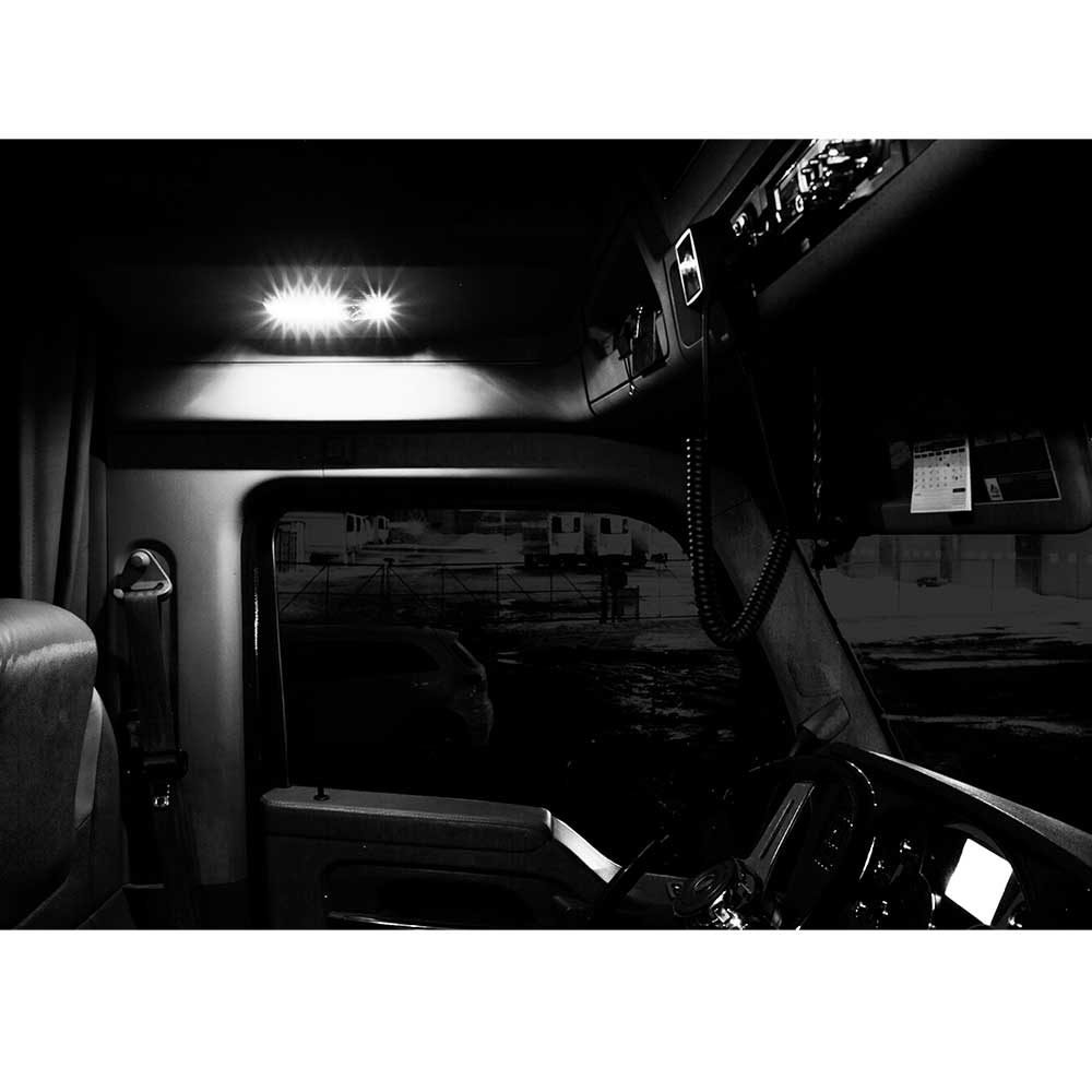 Kenworth LED Projector Dome and Map Light with 6 Color Auxiliary LED Light