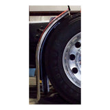 38" Extra Long Quarter Fenders with Mounting Arms, Fender Flaps