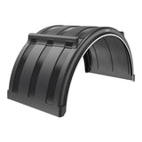 84" Poly Adjustable Fast Fit Single Axle Fender Kit