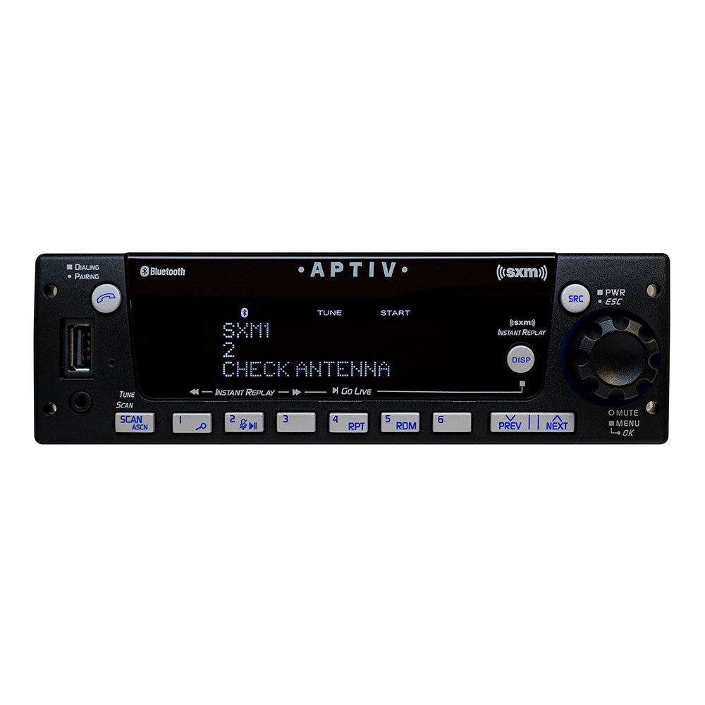 Aptiv Heavy-Duty Radio AM/FM/WB with Integrated Bluetooth ® and Integrated SiriusXM ® Satellite Radio