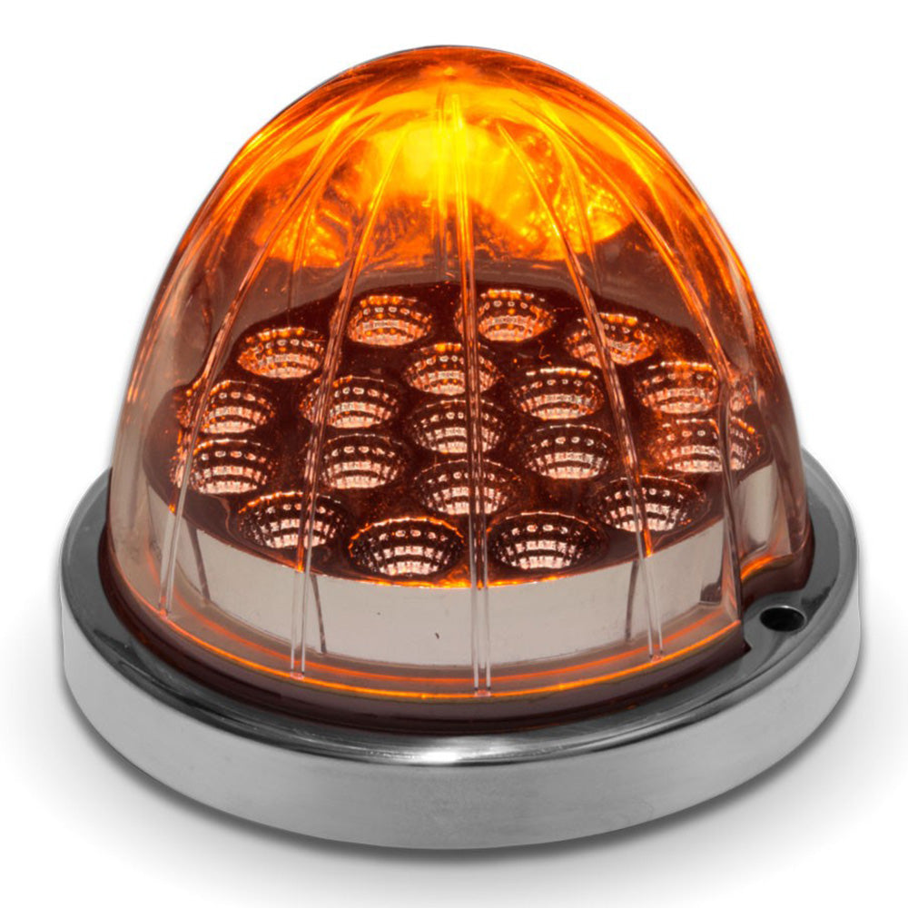 Watermelon Flush Mount Amber/White Dual Revolution LED Light
