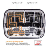 5"x7" Heated LED Headlight