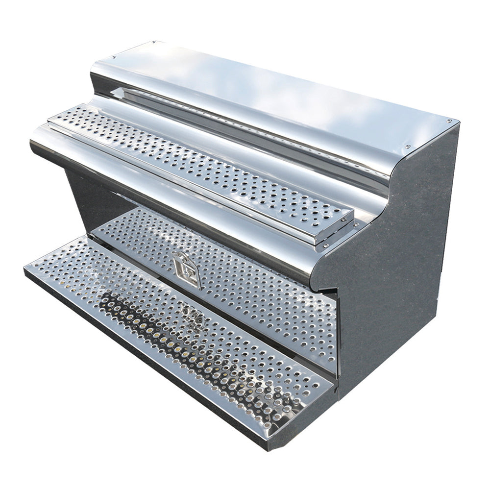 34" Kenworth Stainless Steel Replacement Advanced Cab Entry Battery Box